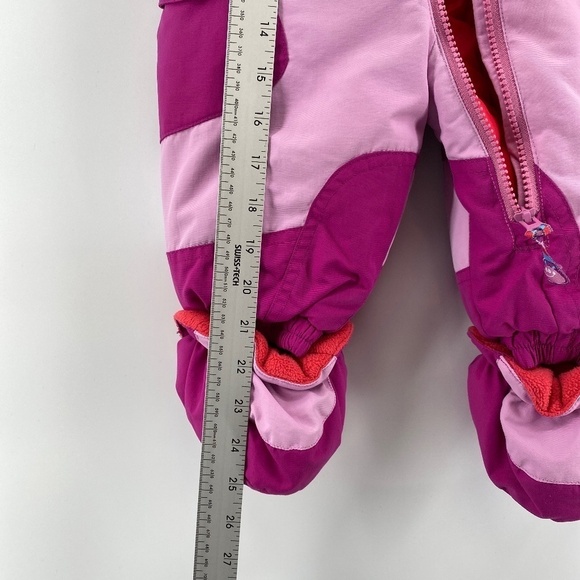 Gagou Tagou Snowsuit Kids Baby Toddler 6 Month 1 Piece Purple Pink Front Zip - Picture 9 of 13